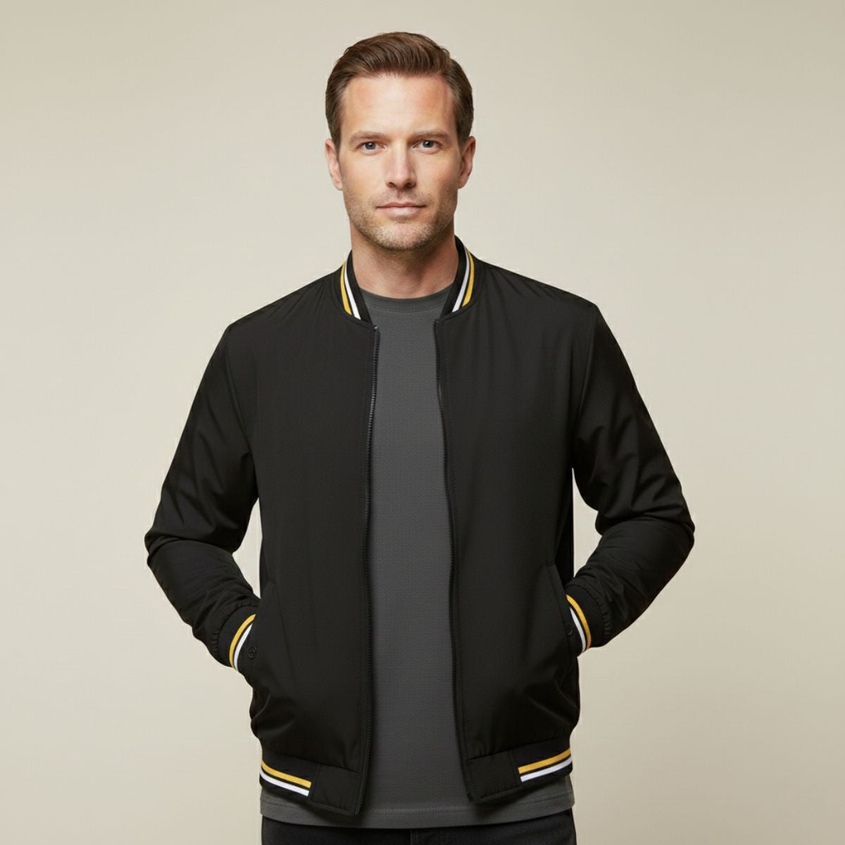 The Balmoral Bomber Jacket – Slim Fit Casual Zip Up