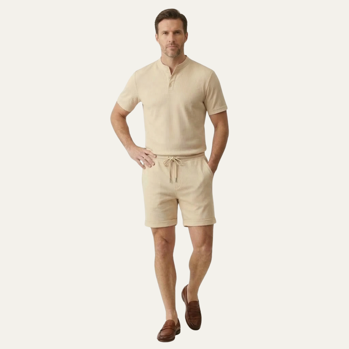 The Pinevalley Men’s Casual Summer Set – T-Shirt & Shorts