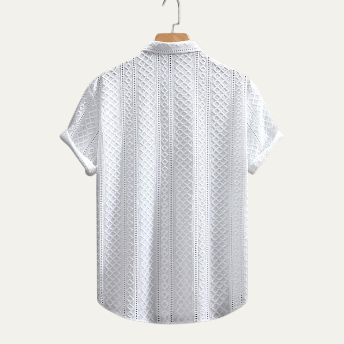 The Ashland Ridge Men’s Summer Textured Button-Up Shirt
