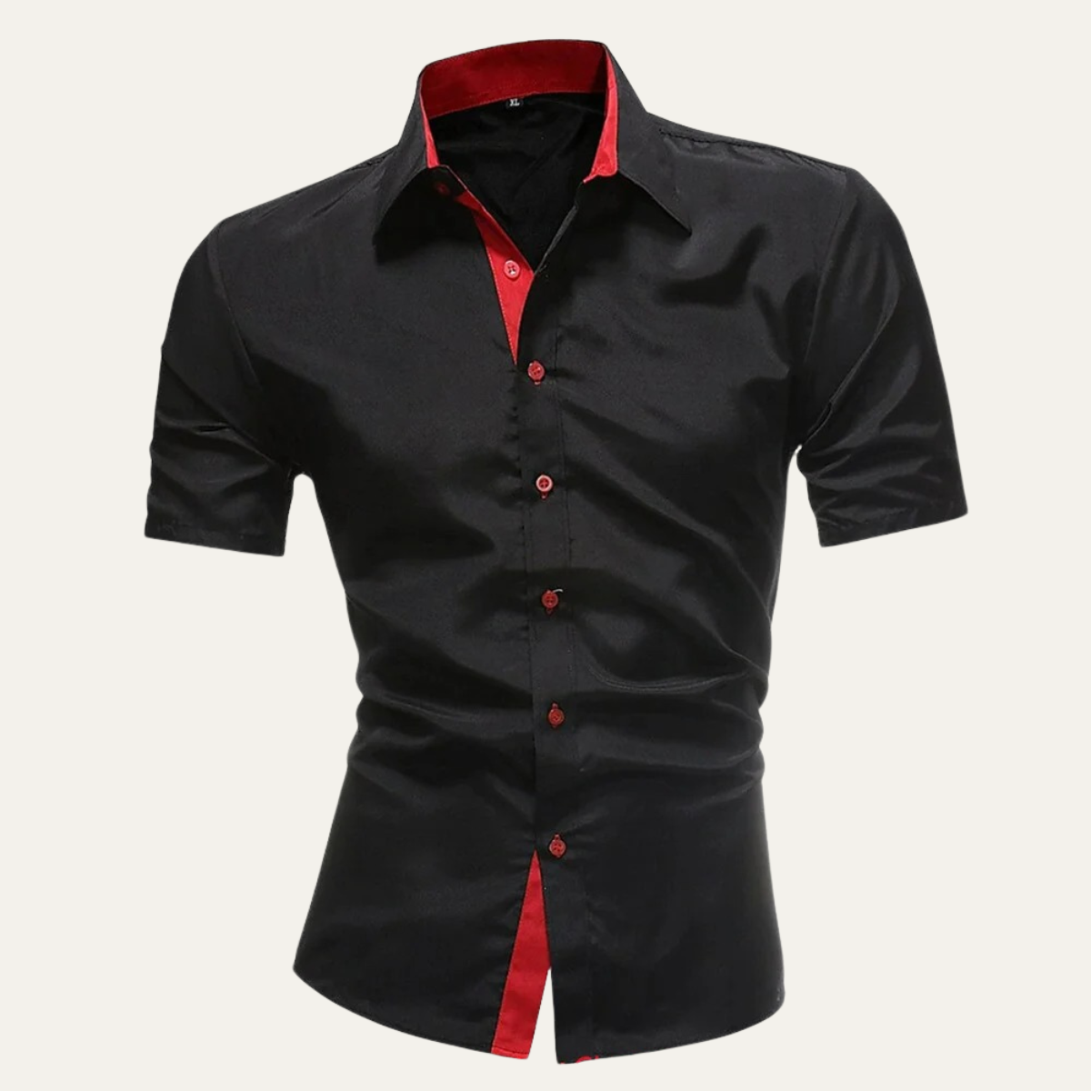 The Treviso Men’s Trendy Business Solid Button-Up Shirt