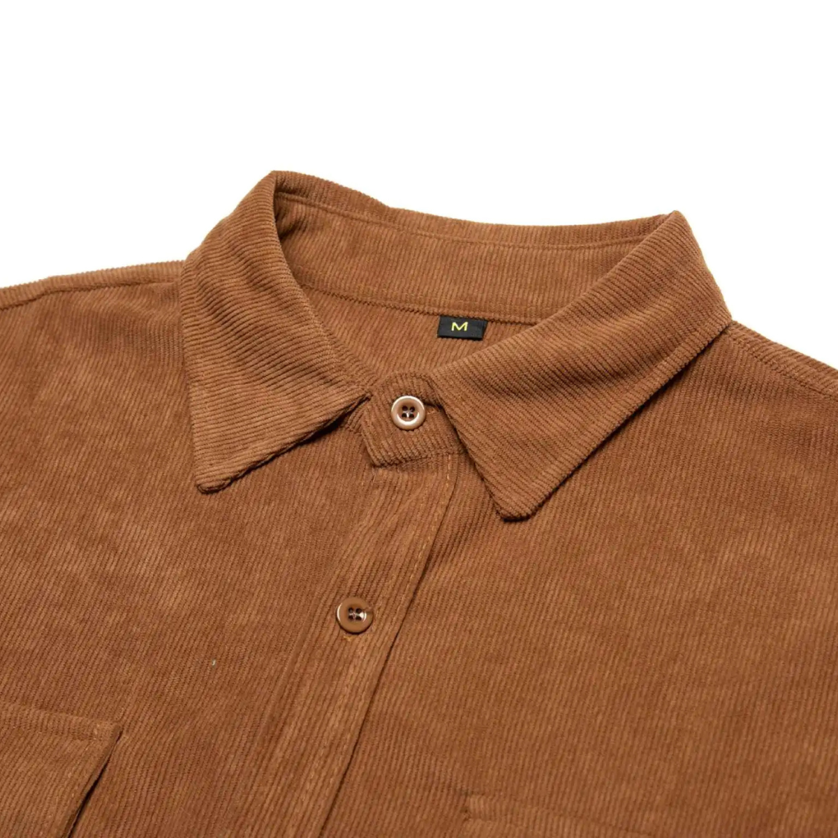 The Positano Men’s Casual Button-Up Corduroy Shirt