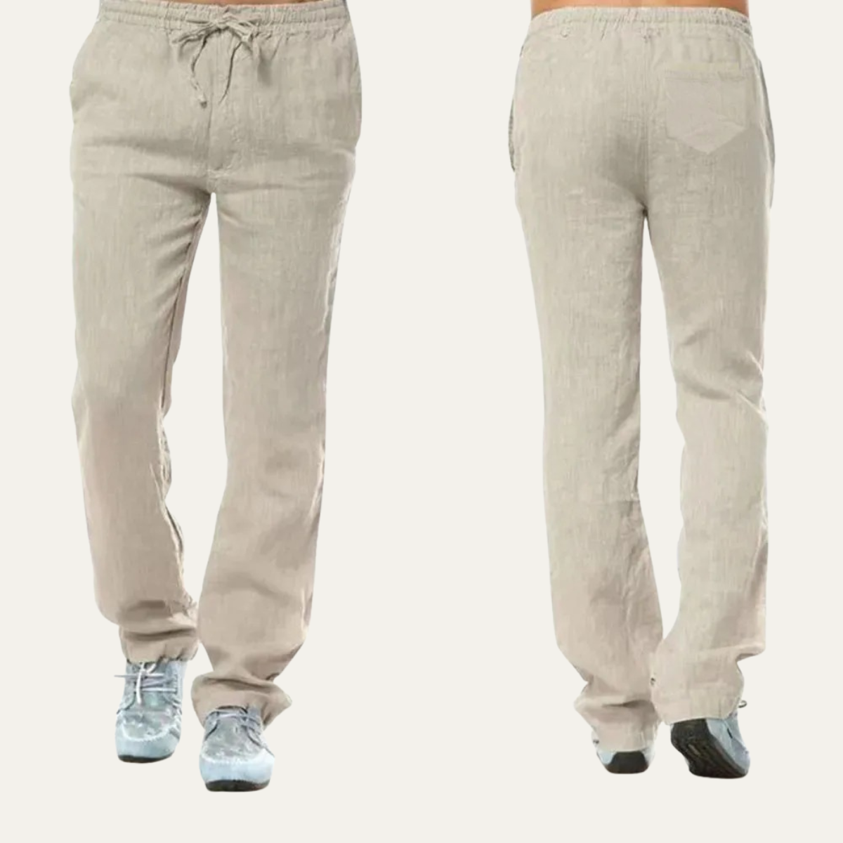The Westlyn Men’s Cotton Linen Drawstring Pants