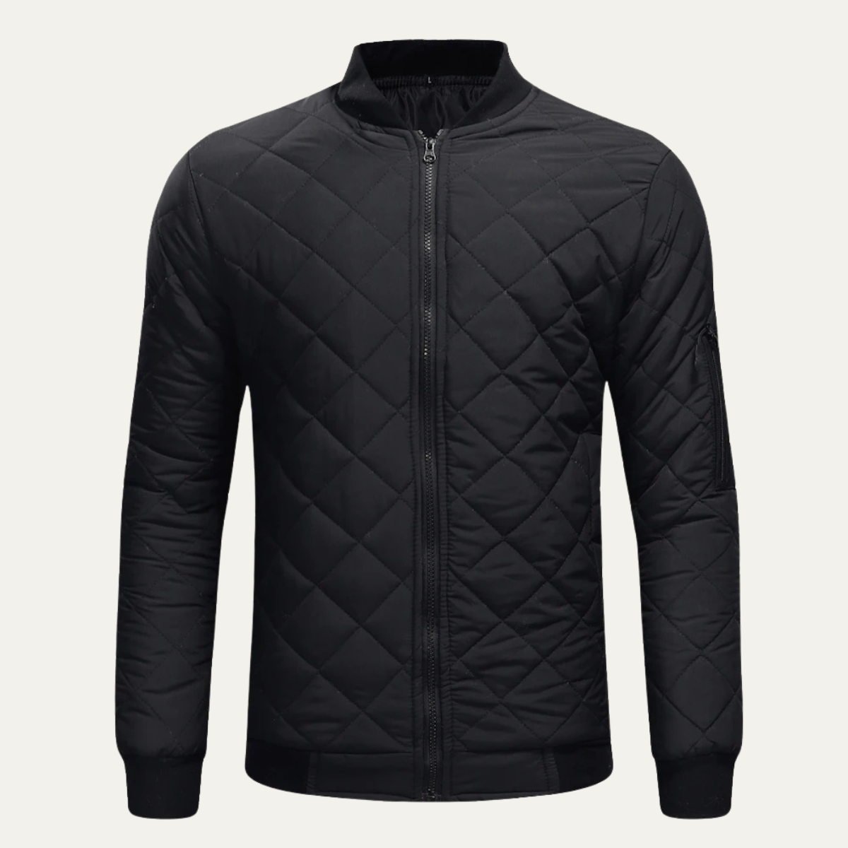 The Northshore Men’s Lightweight Zip Up Quilted Bomber Jacket