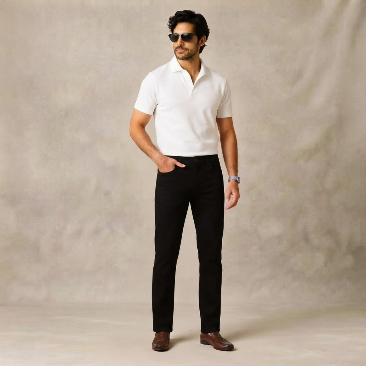The Willowridge Men's 100% Cotton Loose Fit Straight Leg Pants