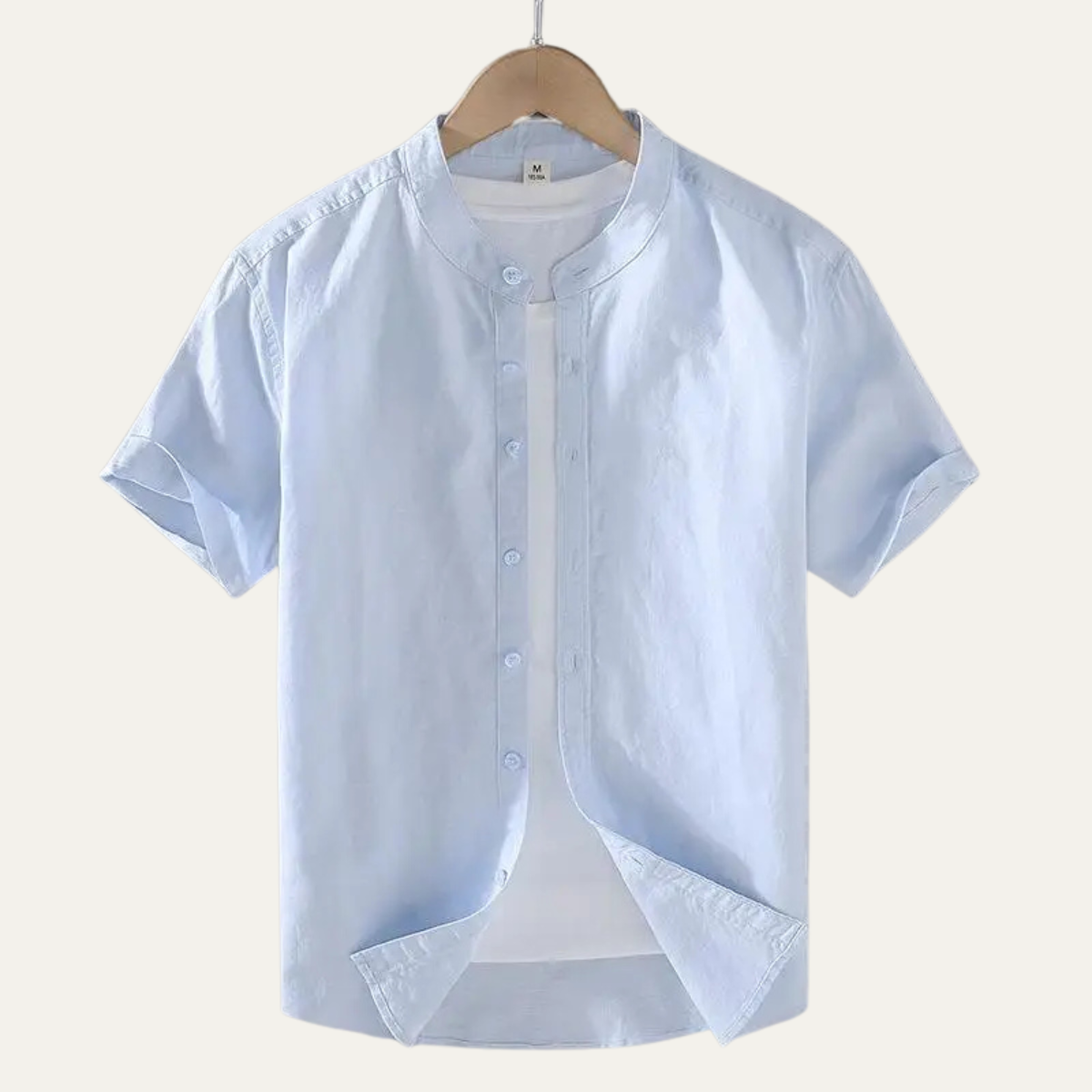 The Matera Men’s Casual Cotton Linen Button Down Shirt