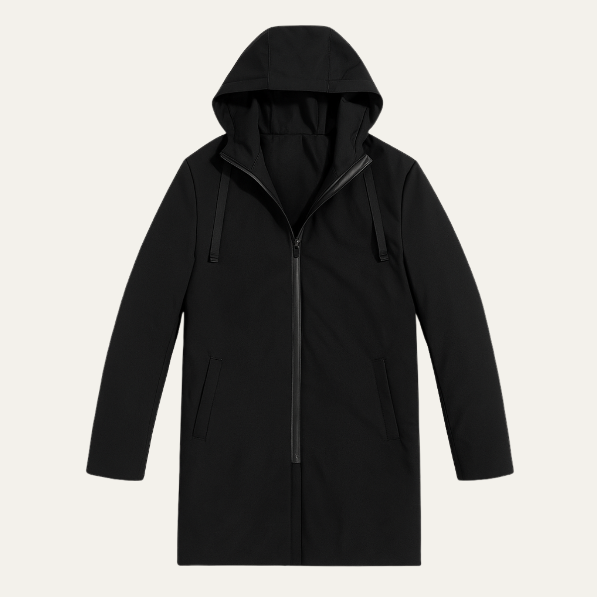 The Monarchs Men's Long Rain Jacket – Waterproof Windproof Hooded Coat