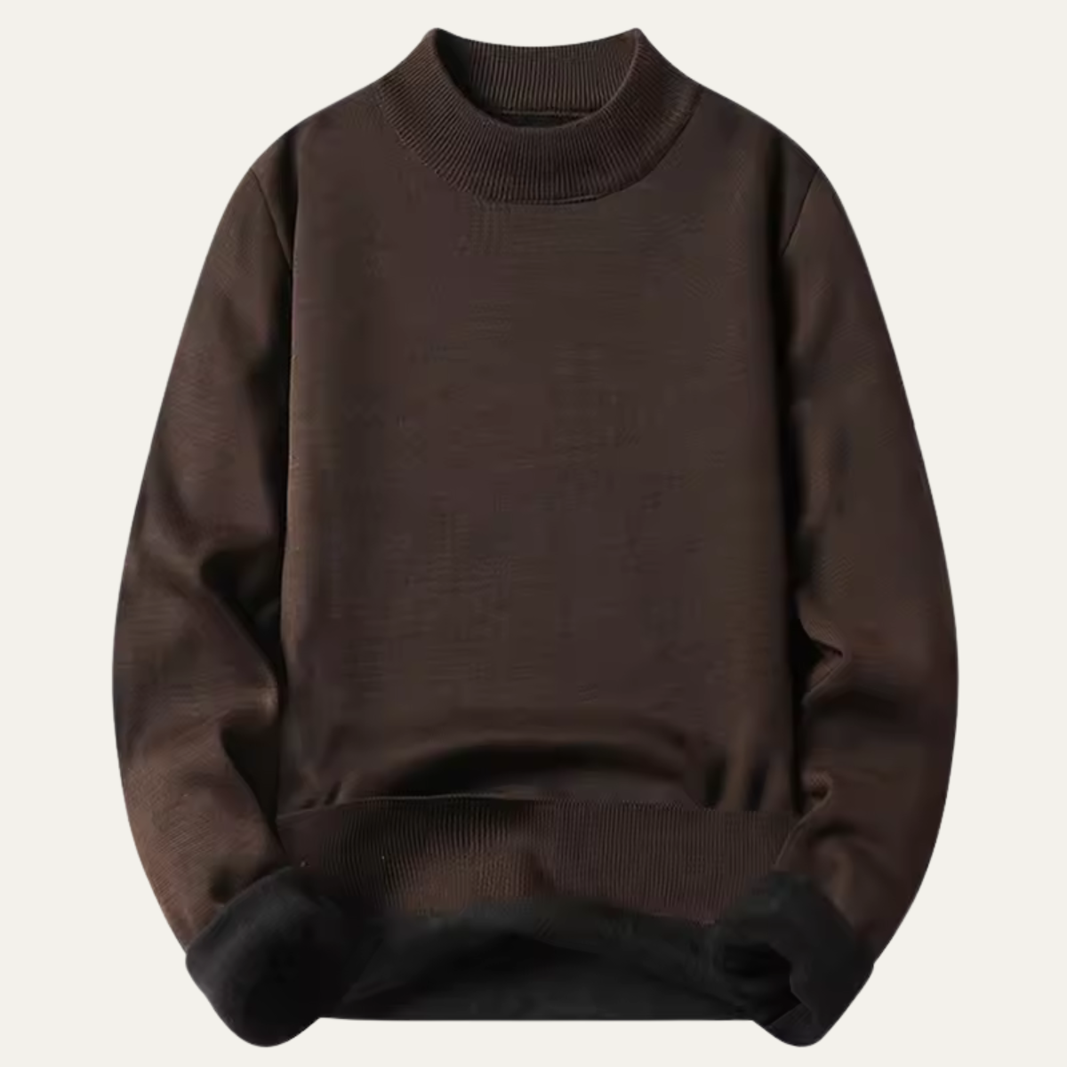 The Portsmouth Men's Casual Fleece Lined Crew Neck Sweater