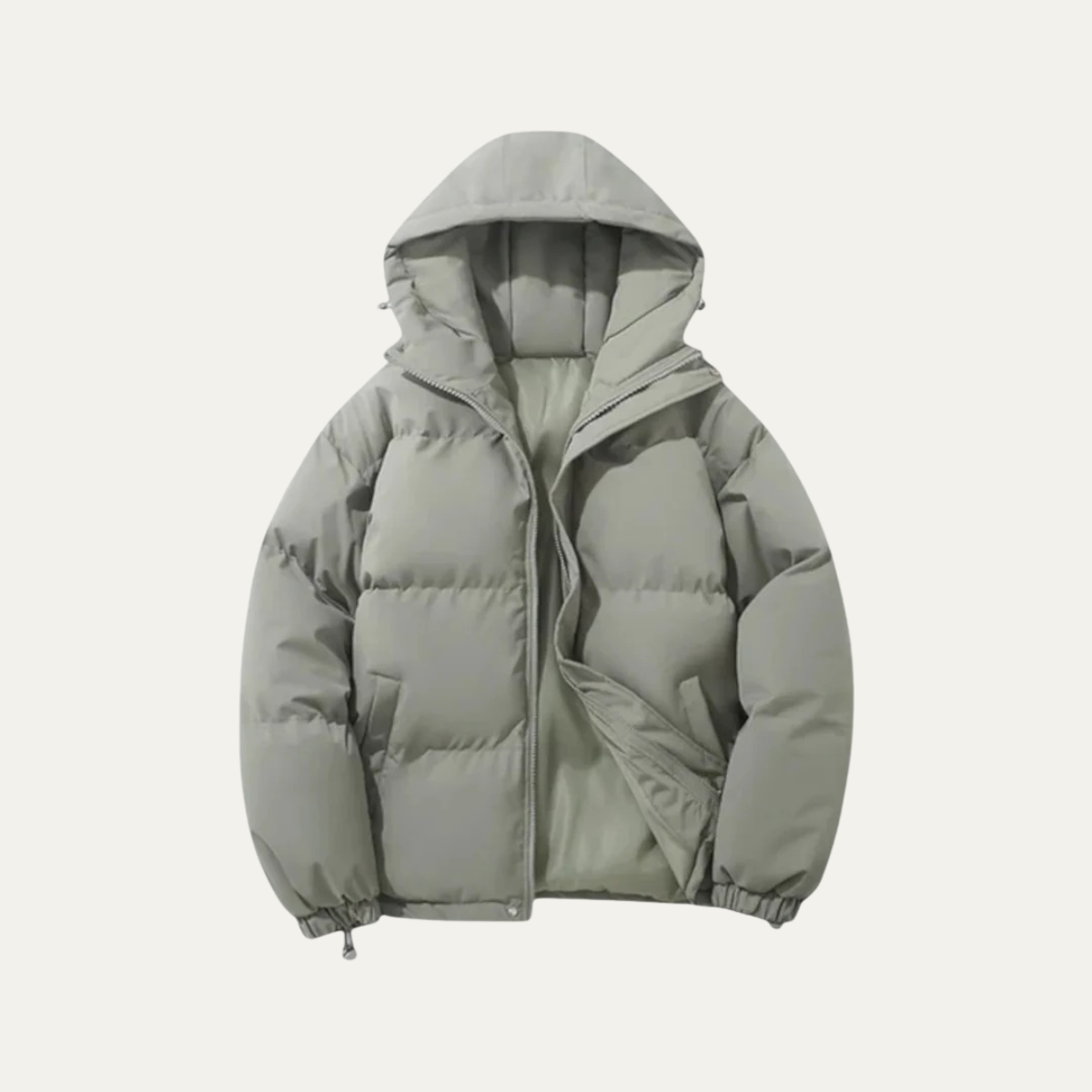 The Tallinn Men's Hooded Puffer Jacket - Waterproof Down Winter Coat