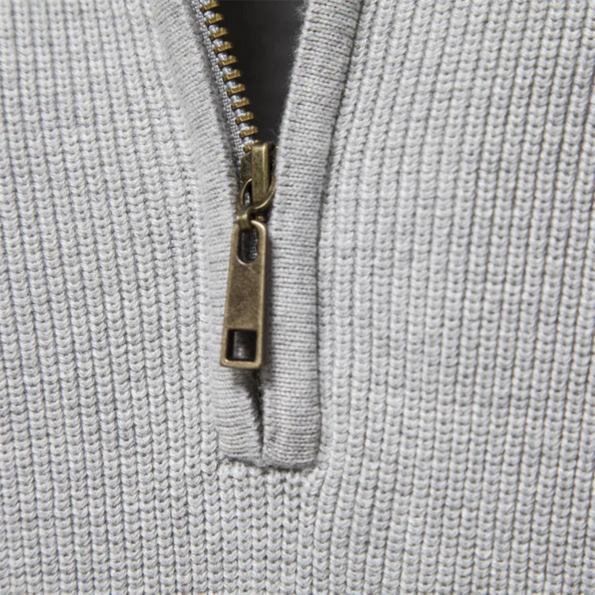 The Lignano Men’s Cotton Knit Smart Casual Quarter Zip Sweater