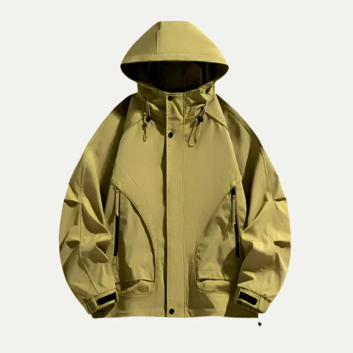 The New York Men's Waterproof Windbreaker - Lightweight Hooded Jacket