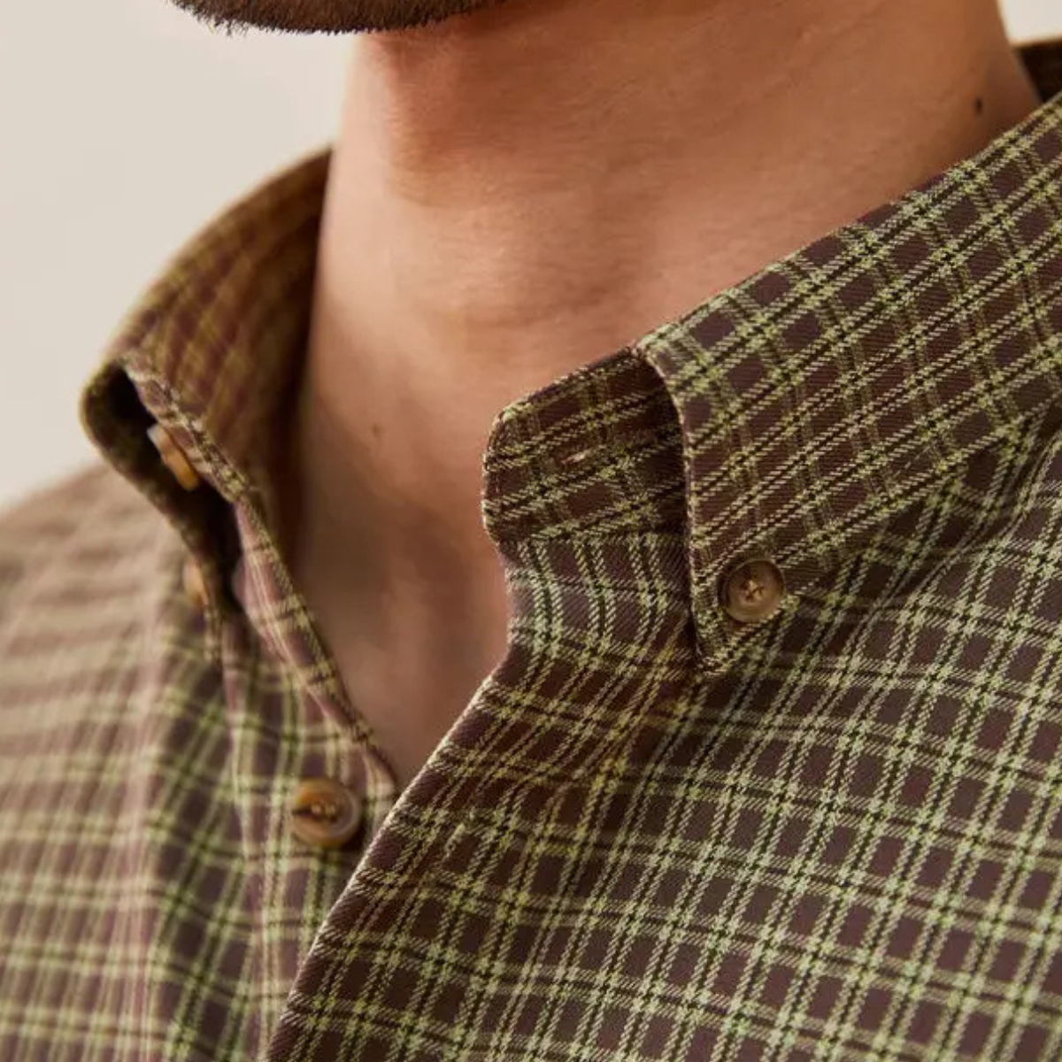 The Monza Men’s Vintage Checkered Casual Dress Shirt