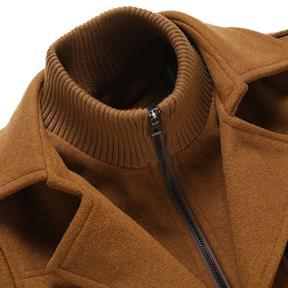 The Ellendale Stylish  Wool Blend Long Winter Business Overcoat