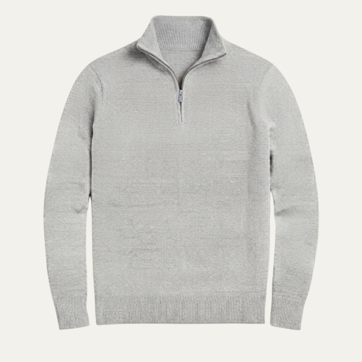 The Kidlington Men's Quarter Zip Lightweight Knit Sweater