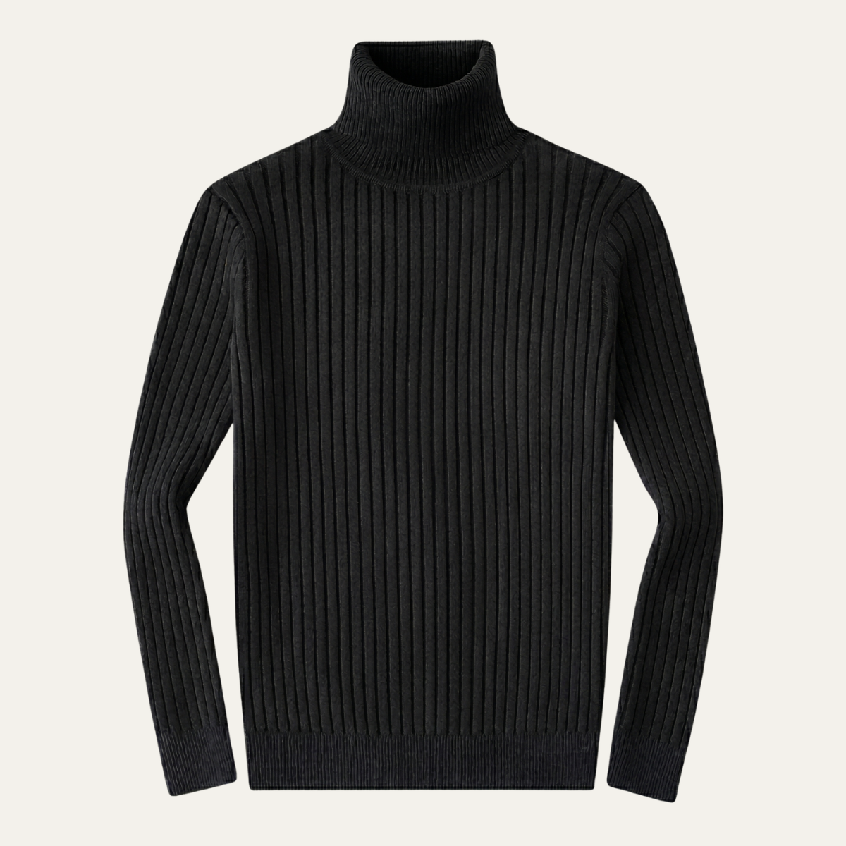The Tavolara Men’s Slim Fit Turtleneck Ribbed Knit Sweater