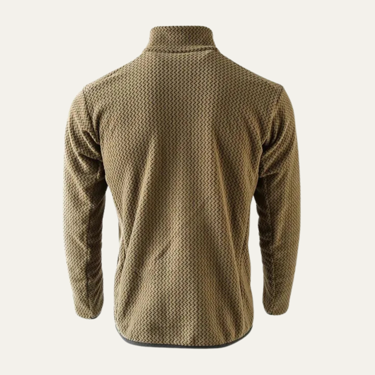 The Warwick Men’s Cashmere  Wavy Texture Sweater with Chest Pocket