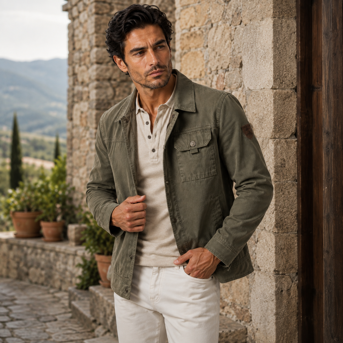 The Ranger Tactical Cargo Jacket for Men — Waterproof & Multi-Pocket Design