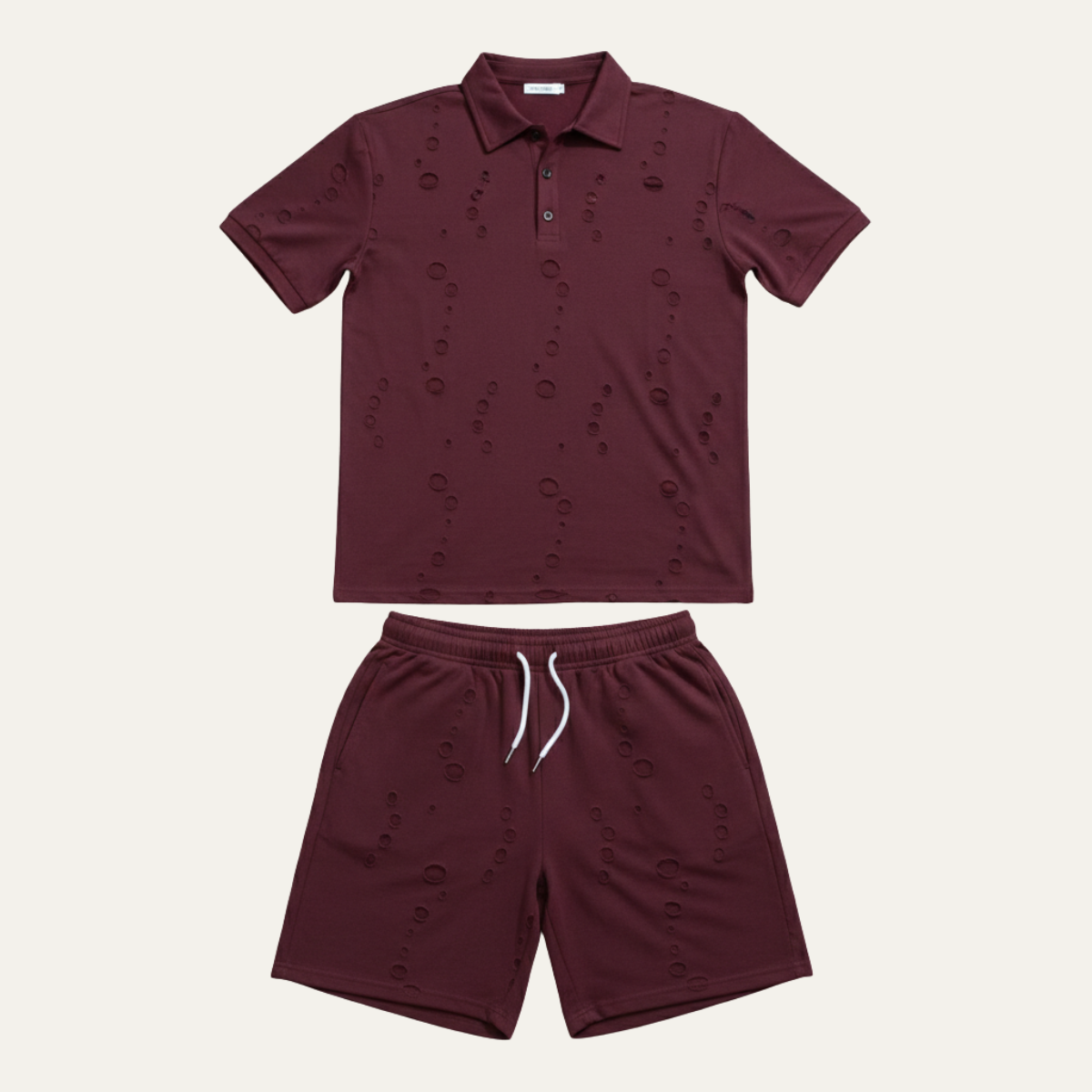 The Silverwood Men’s Lightweight Beachwear Set – Shirt & Shorts Set