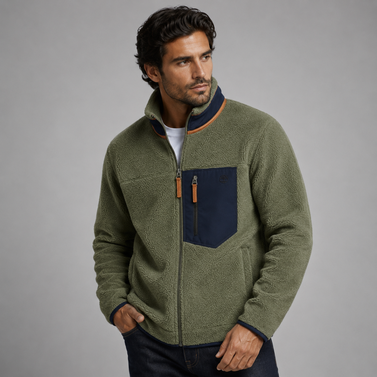 The Inverness Fleece Lined Teddy Wool Jacket for Men
