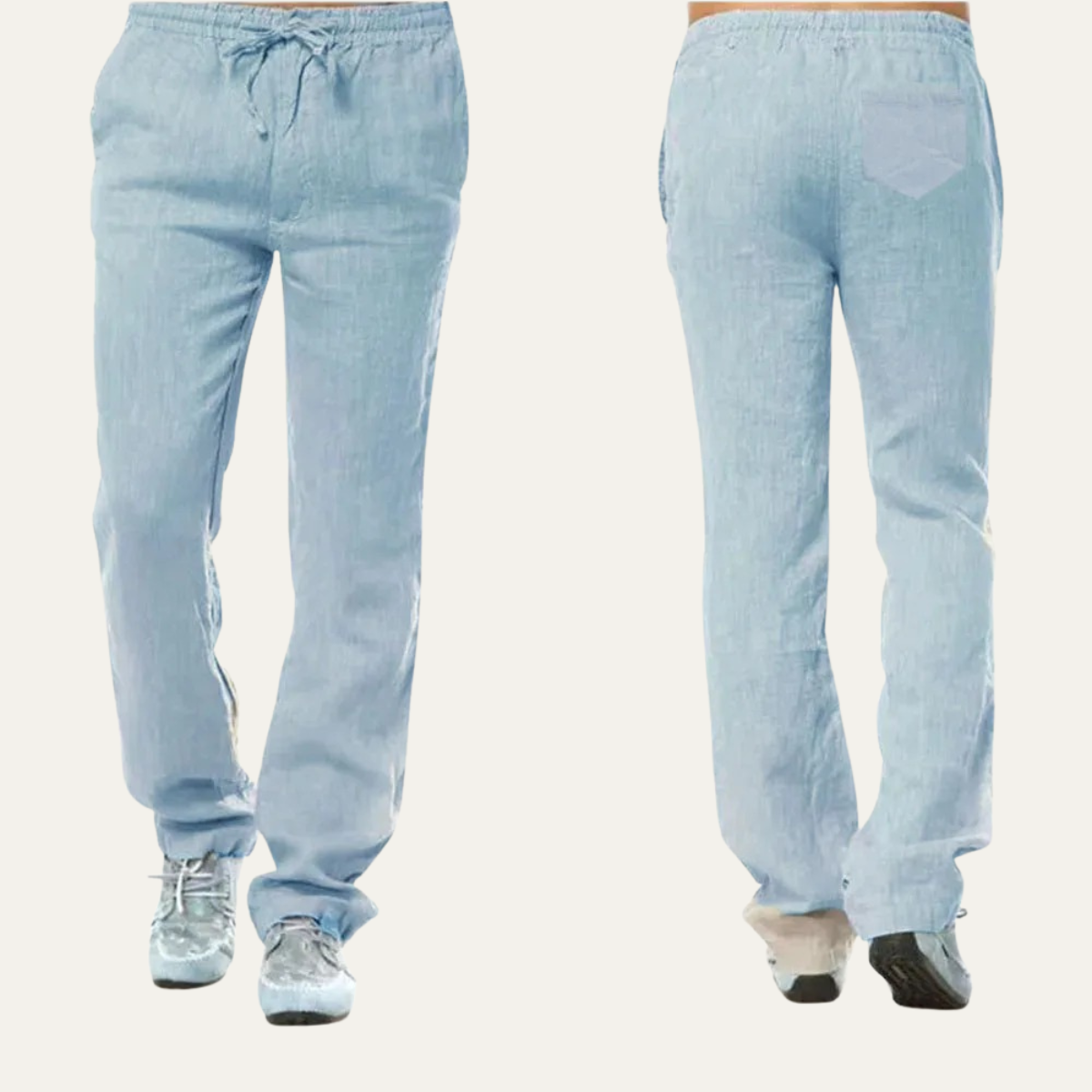 The Westlyn Men’s Cotton Linen Drawstring Pants