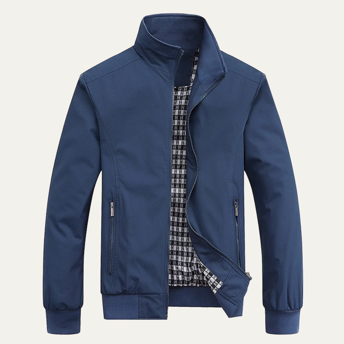 The Chesterfield Men’s Casual Lightweight Bomber Zip Up Jacket