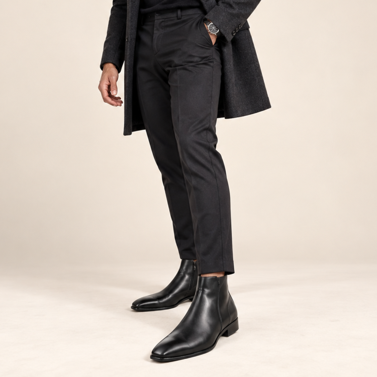 The Cortona Men’s Zip Ankle Chelsea Boots