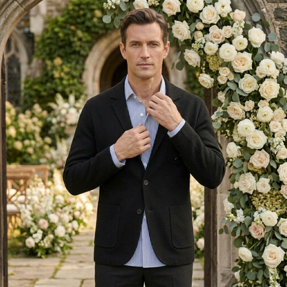 The Oxford Cotton Summer Blazer - Wedding Guest Men - Formal Occasions