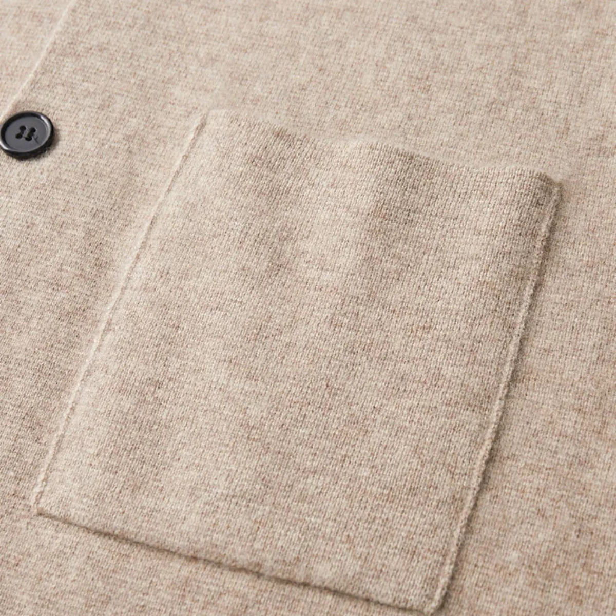 The Huntley Men's Soft Suit Collar Merino Wool Knit Cardigan