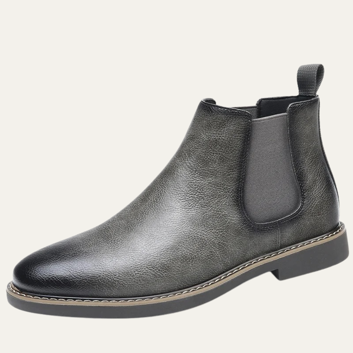 The Vernaccia Men’s Retro Style Pointed Toe Ankle Leather Shoes