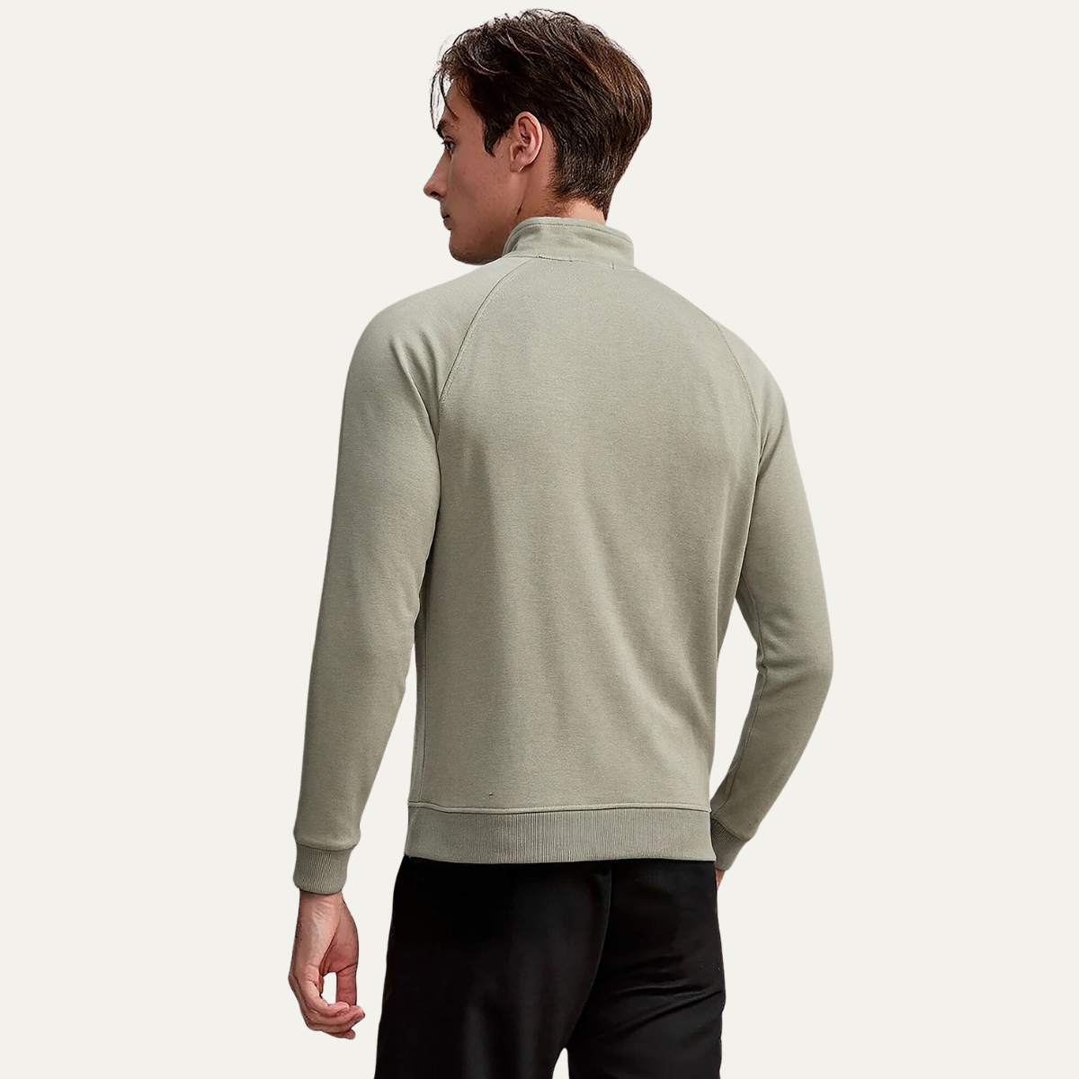 The Blackwell Men’s Half Zip Long Sleeve Casual Sweatshirt