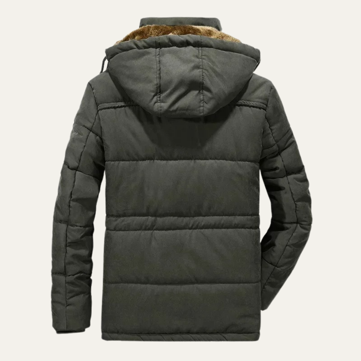 The Monferrato Men’s Warm Winter Parka Hooded Jacket