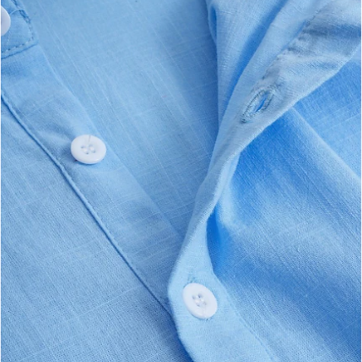 The Ridgebrook Park Men's Breathable Linen Summer Casual Button-Up Shirt