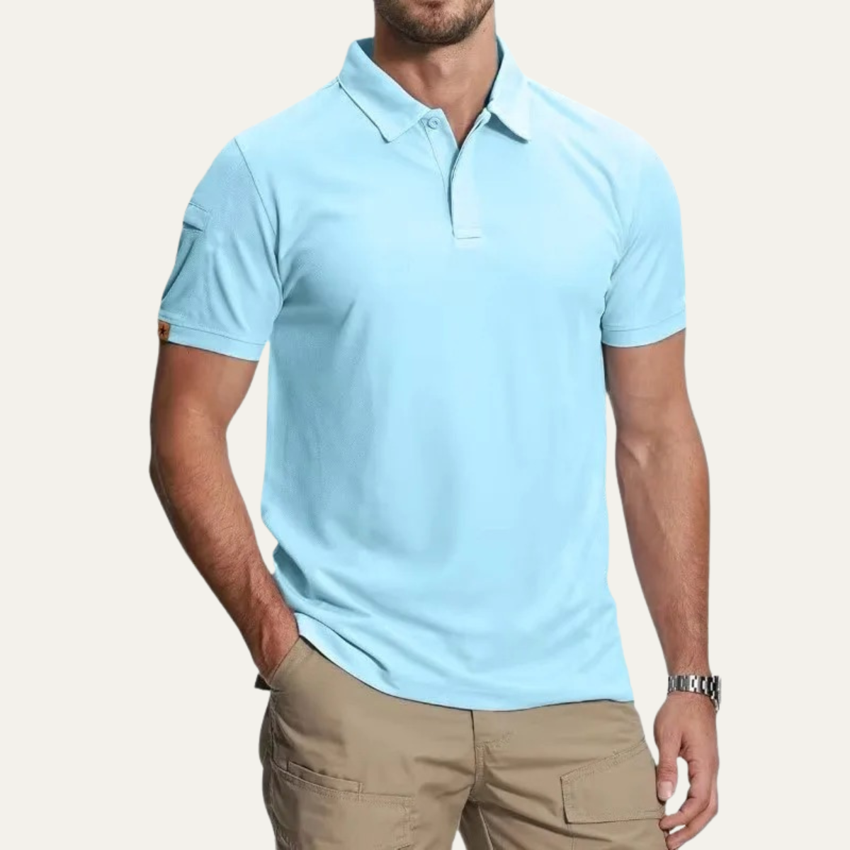 The Rovigo Men’s Lightweight Breathable Sports Polo Shirt