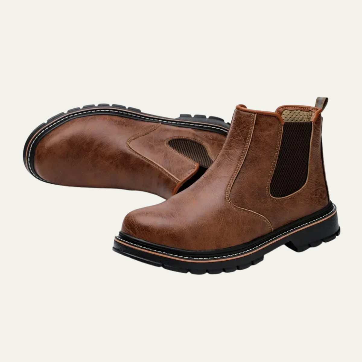 The Oristano Men’s Waterproof Slip On Steel Toe Work Boots