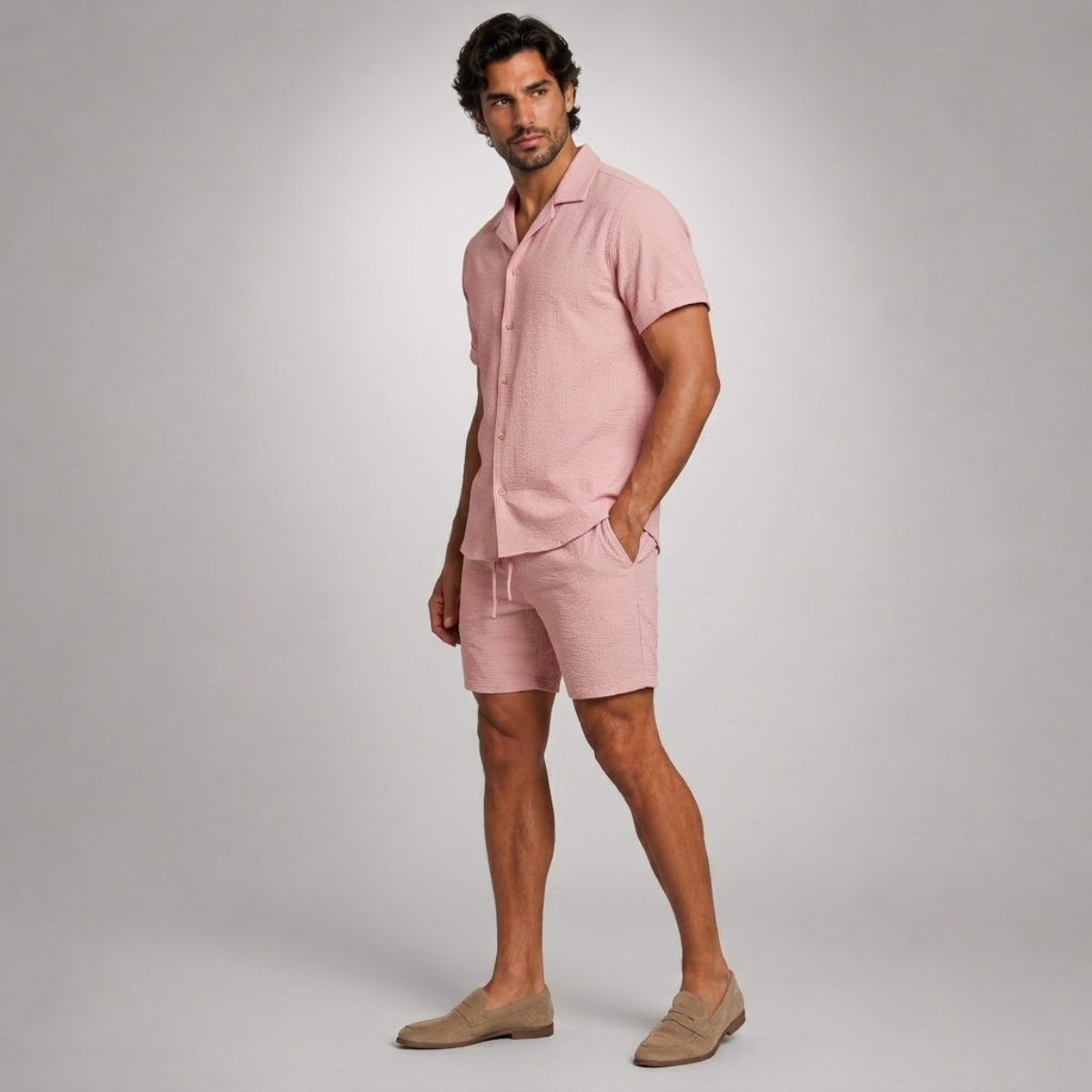 The Corsica Linen Set – Summer Shirt & Pants for Men