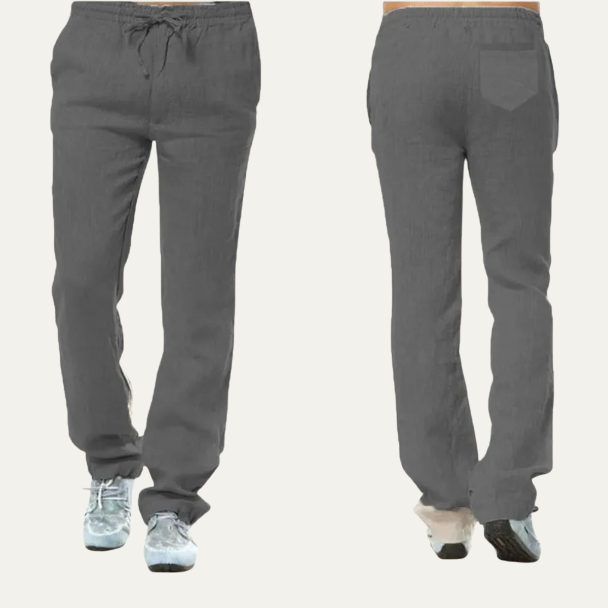 The Westlyn Men’s Cotton Linen Drawstring Pants