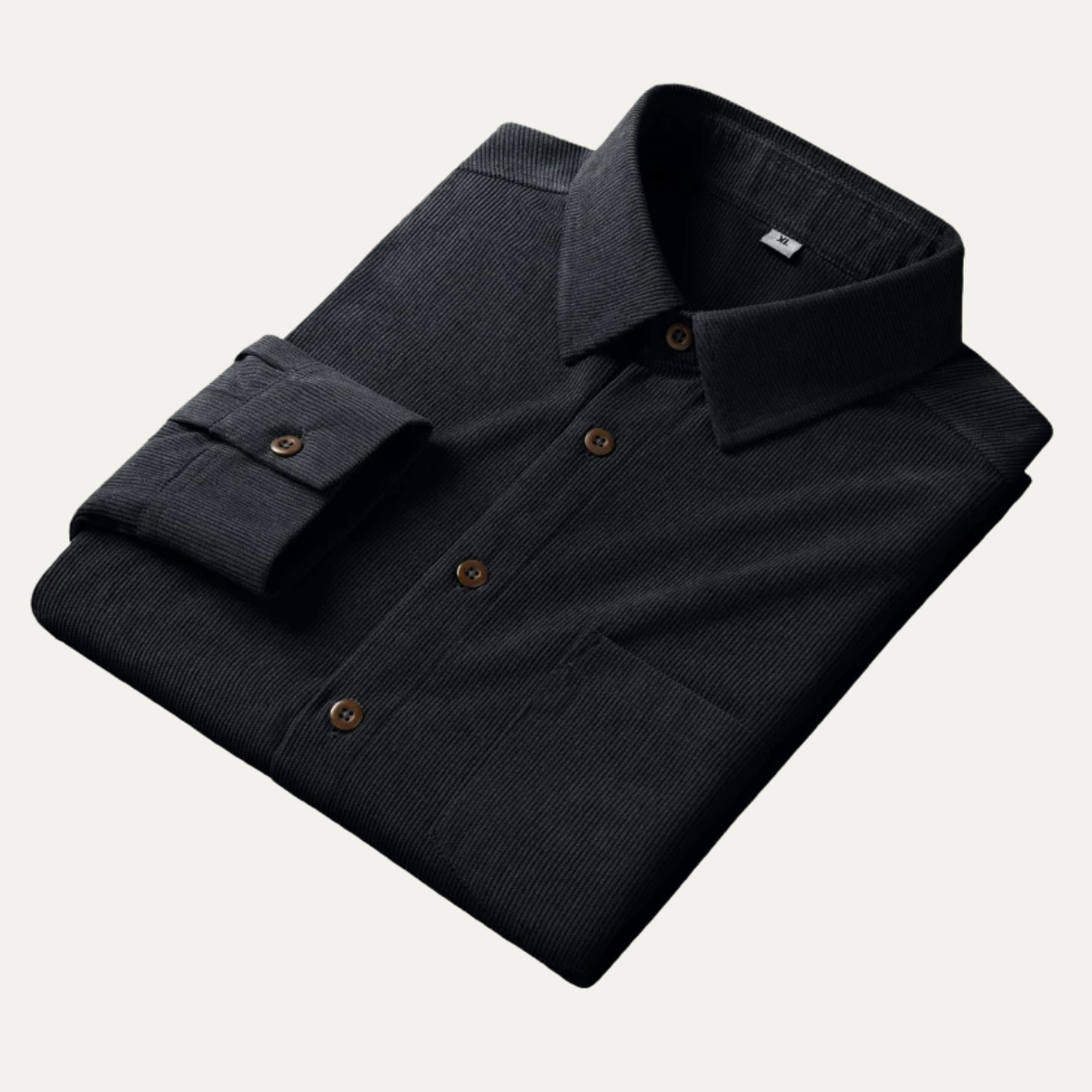 The Appenzell Men’s Solid Colour Casual Corduroy Shirt