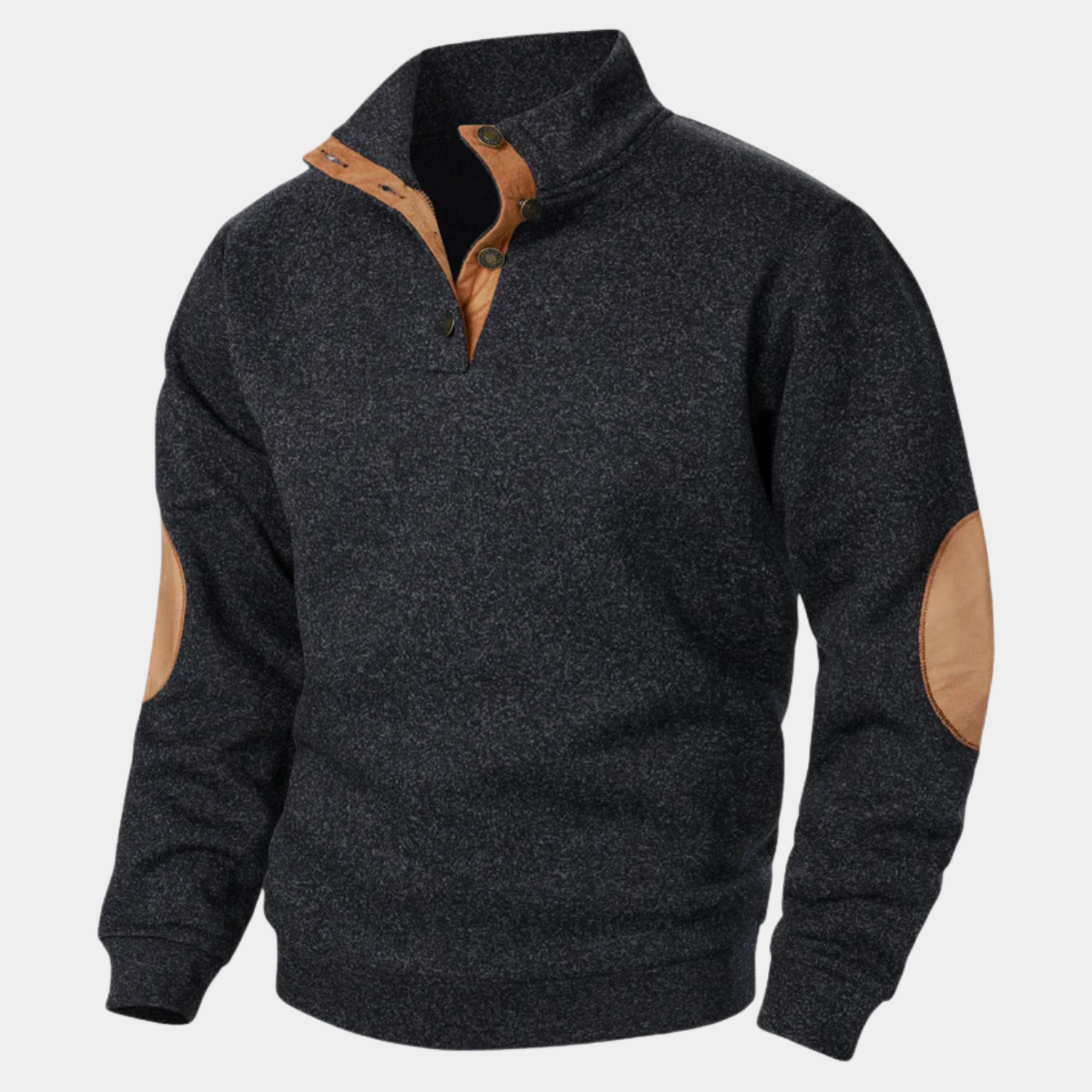 The Tarvisio Men’s Knitted Heritage Sweater with Elbow Patches