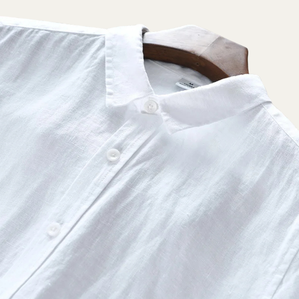 The Woodhall Men’s 100% Linen Italian Style Casual Button-Up Shirt