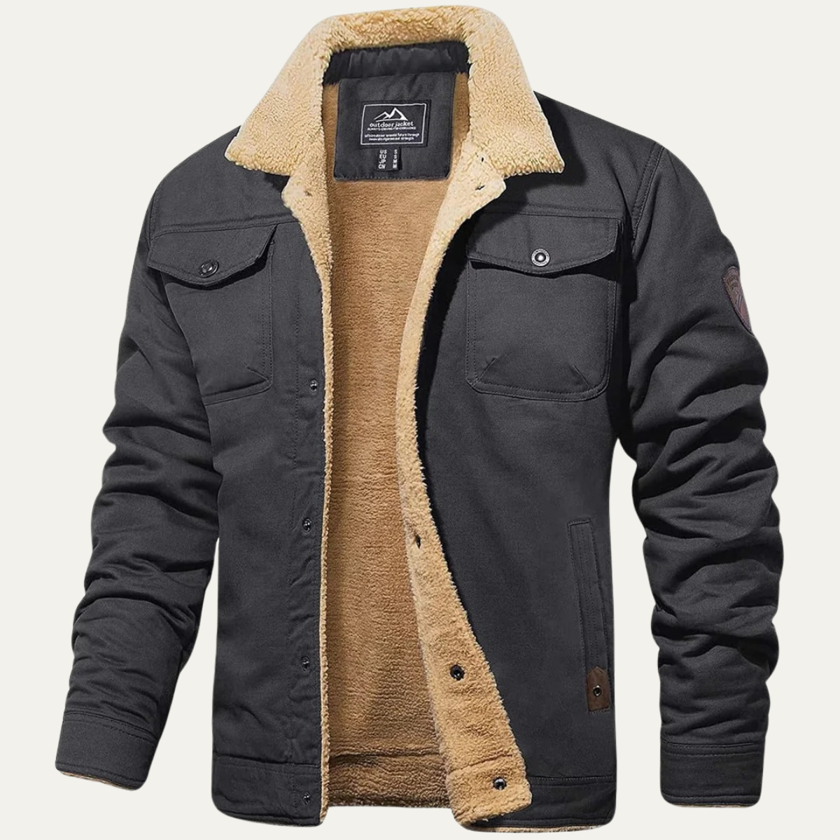 The Stonevale Men’s Insulated Fleece Lined Winter Coat