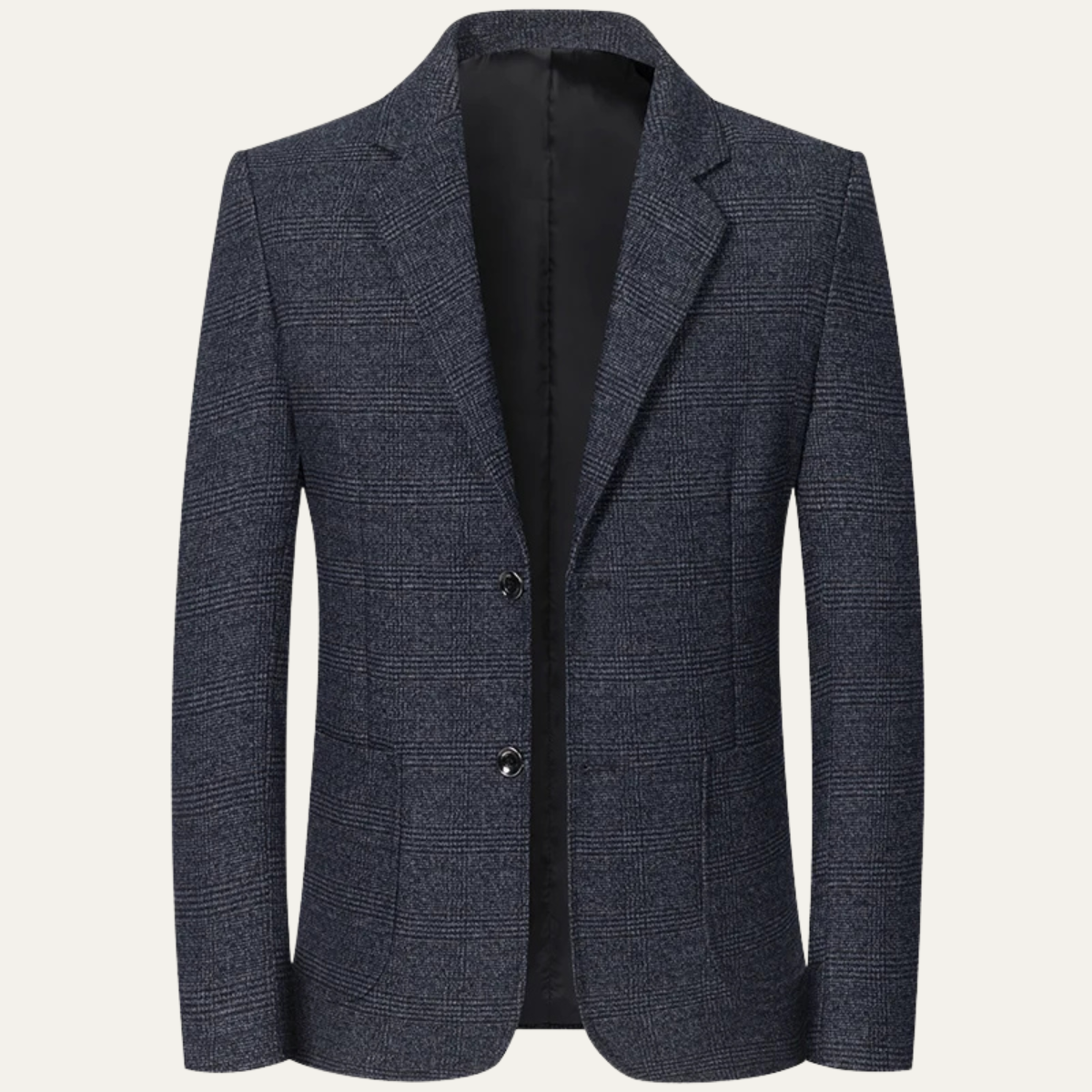 The Sarentino Men’s Vintage Checkered Plaid Blazer Jacket