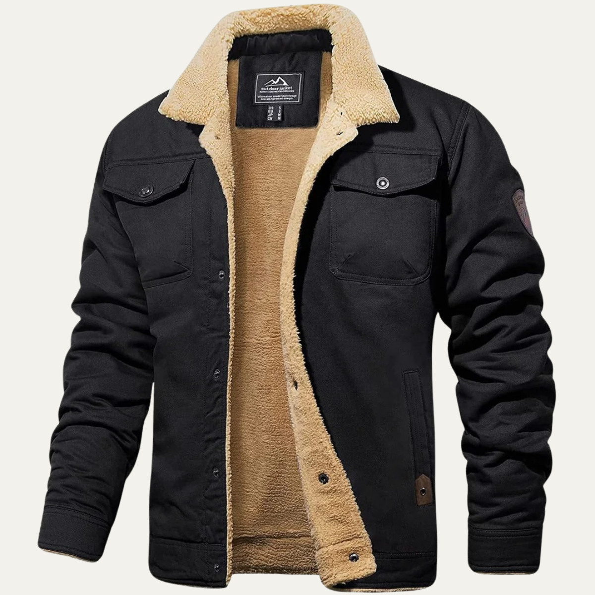 The Stonevale Men’s Insulated Fleece Lined Winter Coat