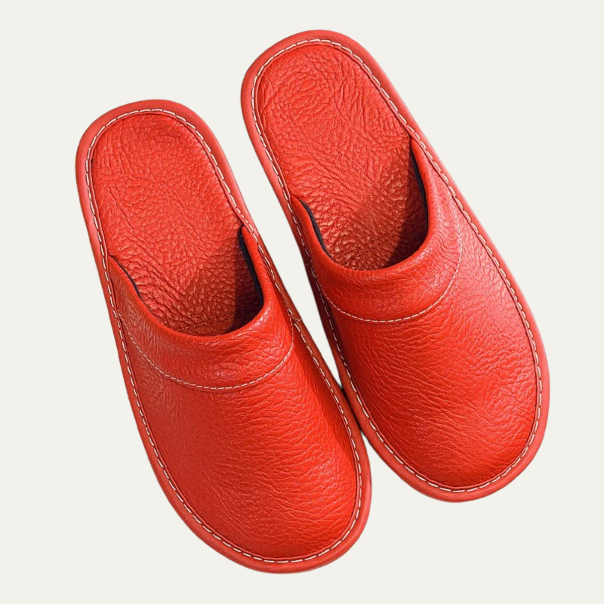 The Shaftesbury Men’s Soft Leather Indoor House Shoes