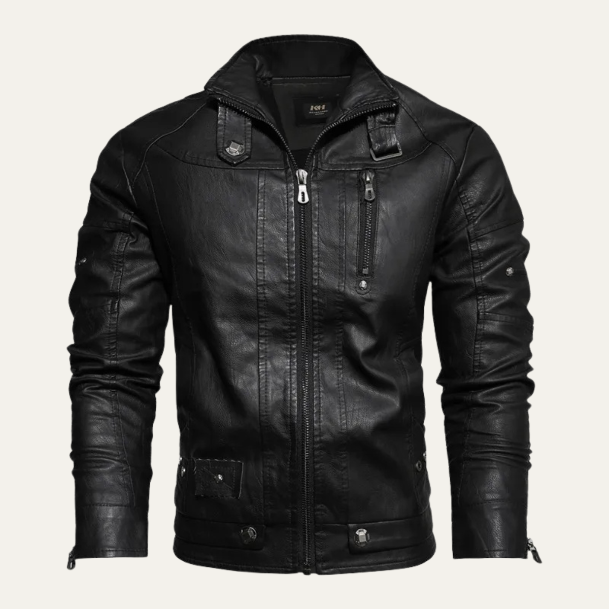 The Hollingwood Men’s Casual Durable Biker Jacket