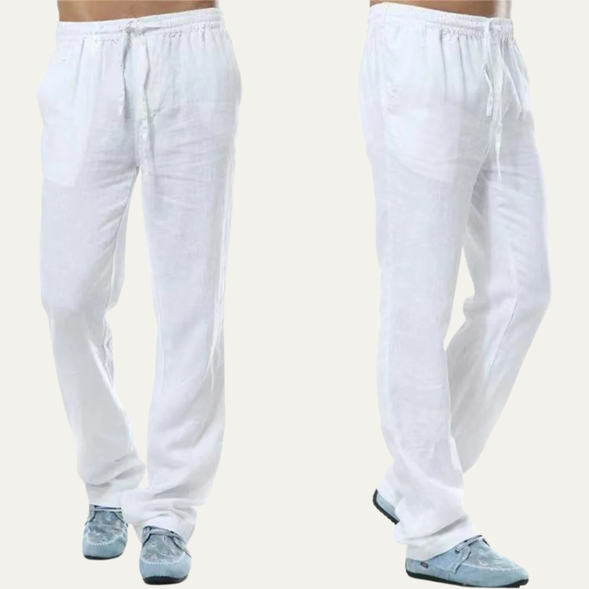 The Westlyn Men’s Cotton Linen Drawstring Pants