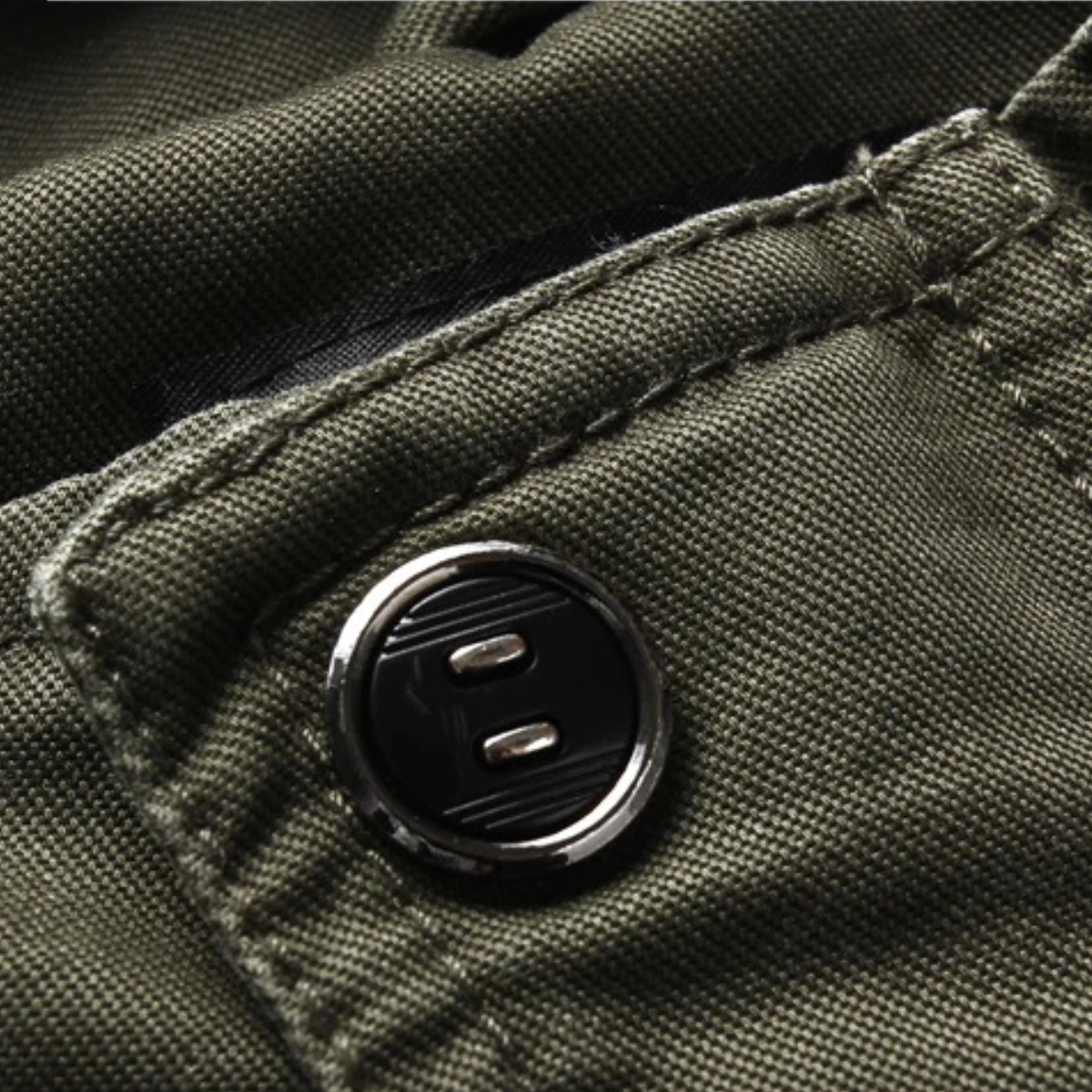 The Capri Men’s Military Stand Collar Cargo Jacket