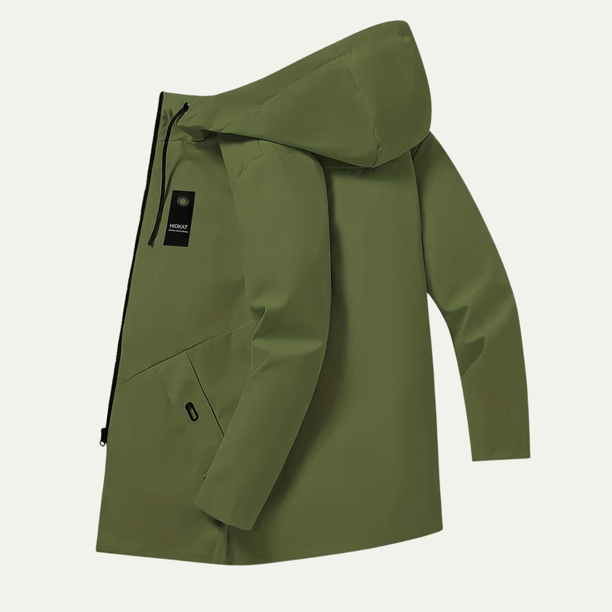 The Stratford Men’s Lightweight Casual Drawstring Hooded Jacket