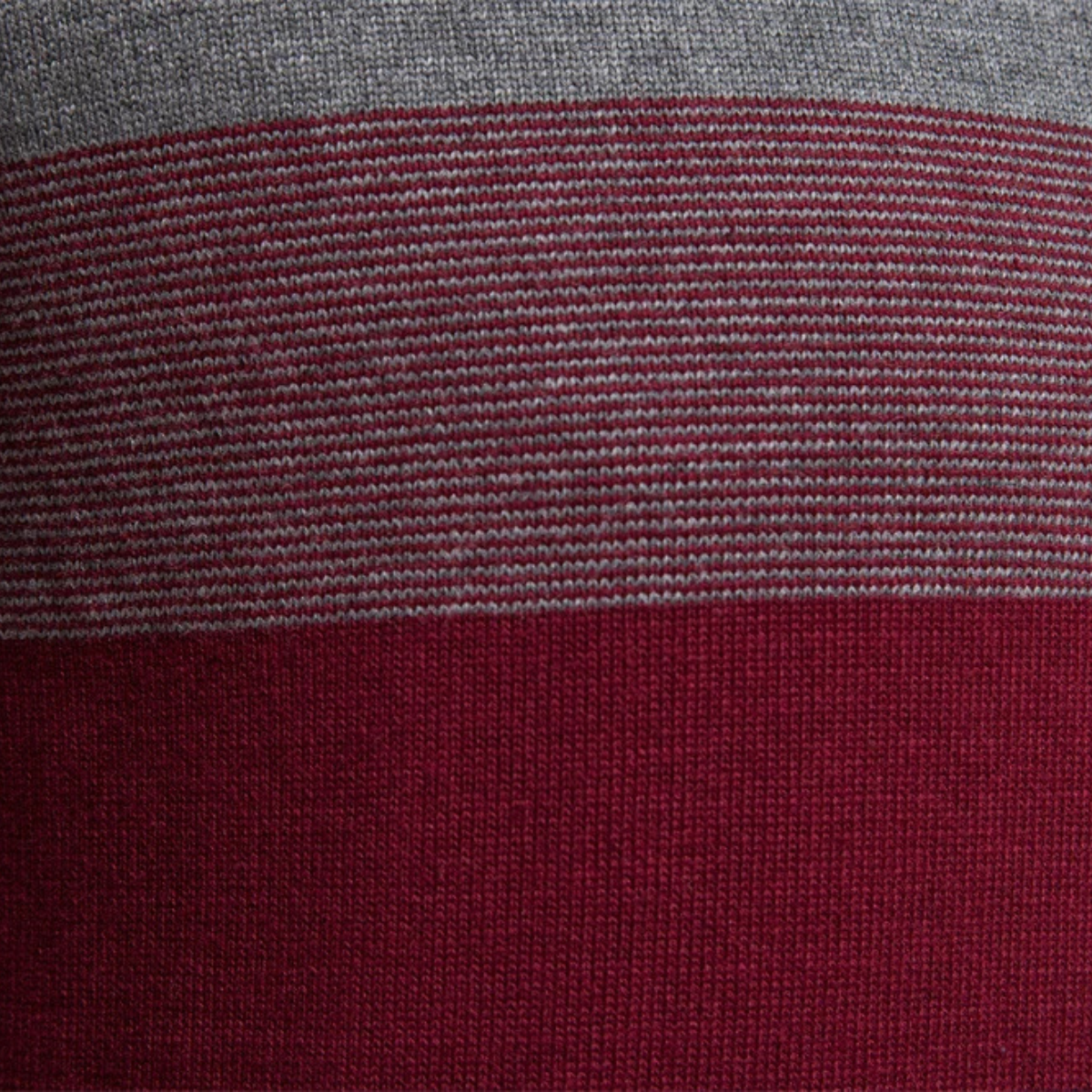 The Terracina Men’s Patchwork Zip Mock Neck Sweater