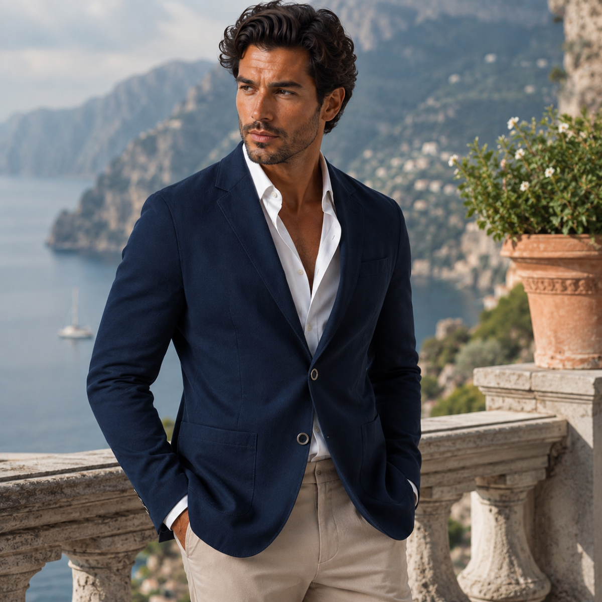 The Wexley Linen Blazer for Men
