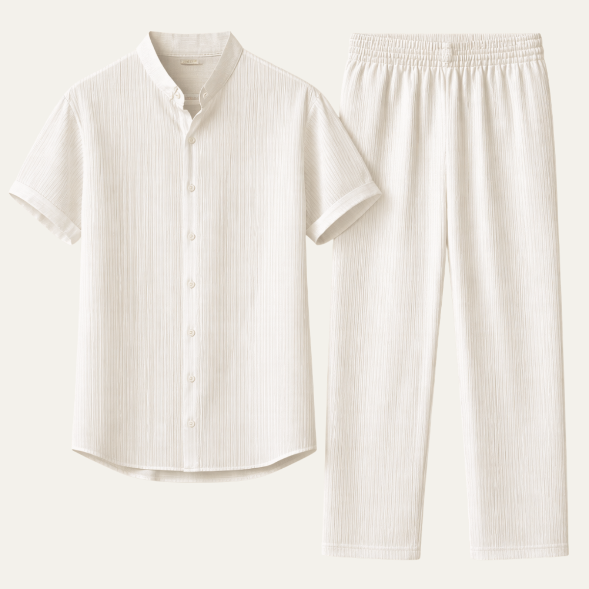 The Madison Men’s Casual Summer Outfit – Short Sleeve Shirt &amp; Pants Set