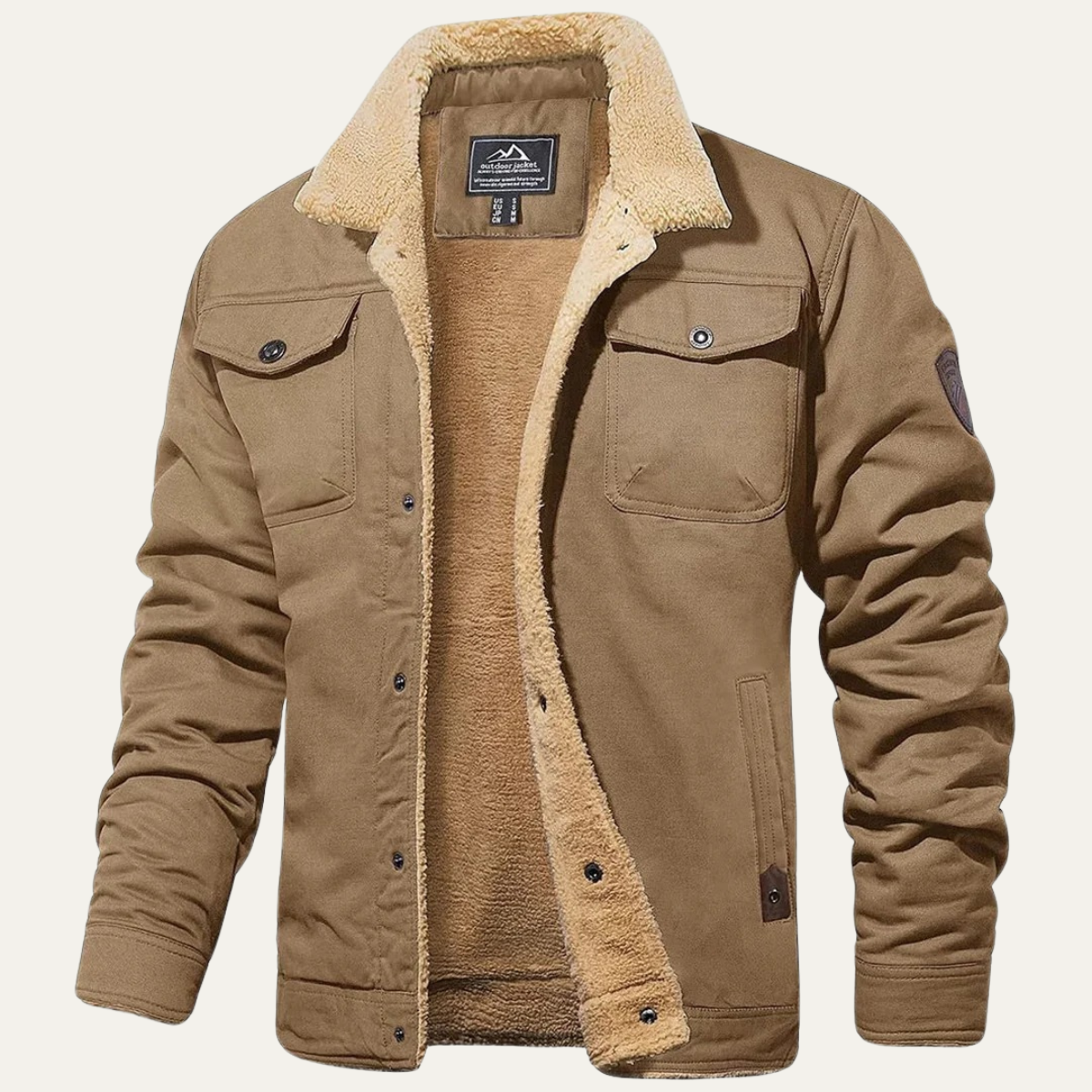 The Stonevale Men’s Insulated Fleece Lined Winter Coat